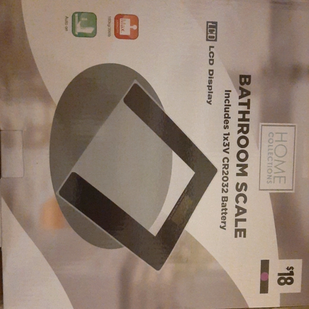 New bathroom scale